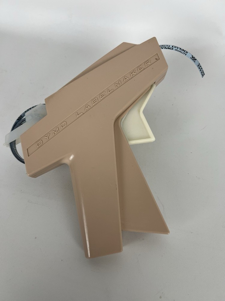 Vintage Dymo Embossed Label Maker Beige