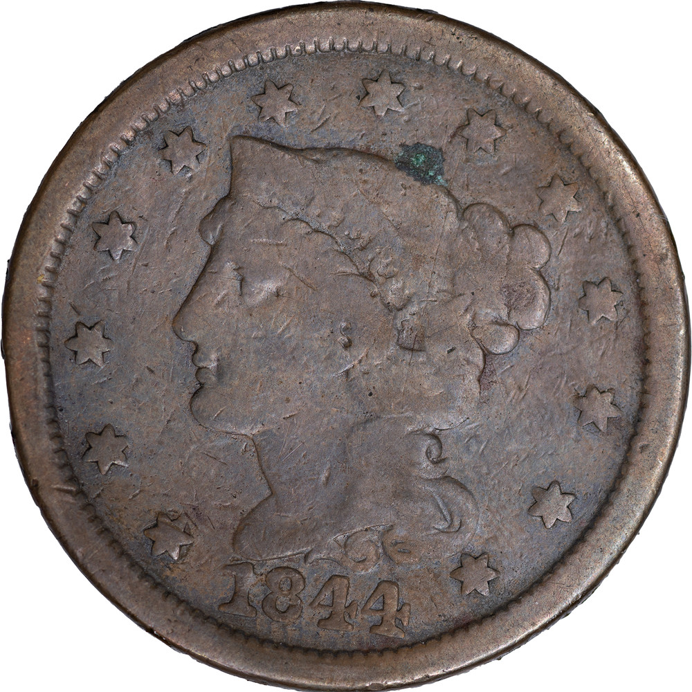 1844 Large Cent ~ Good Detail