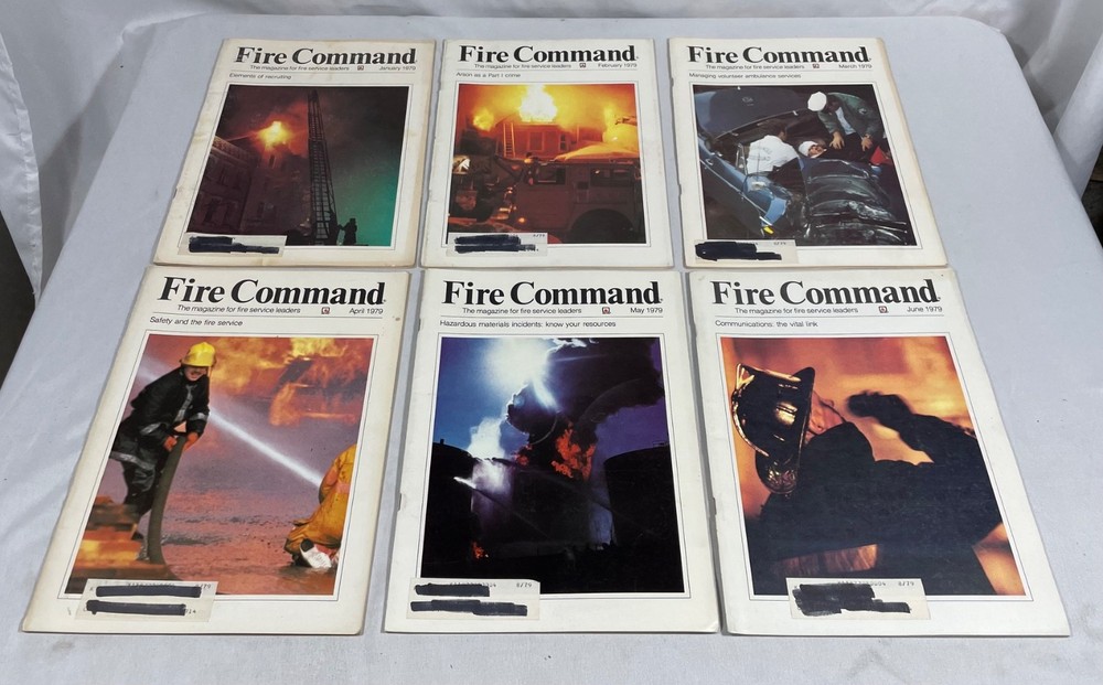 FIRE COMMAND magazine 12 issues from 1979
