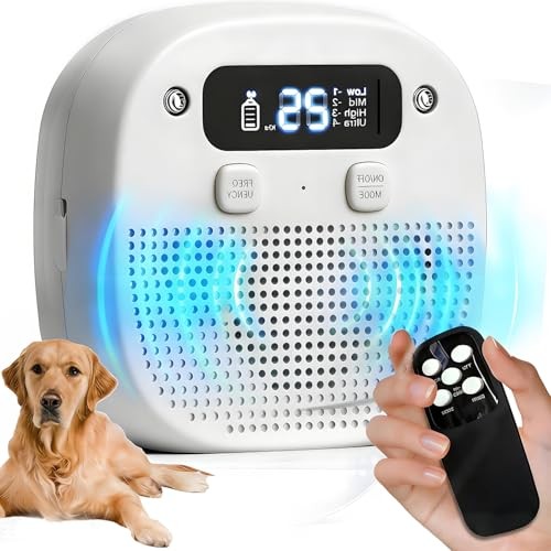 Dog Barking Control Devices, Anti Barking Device for Dogs with Remote Control,