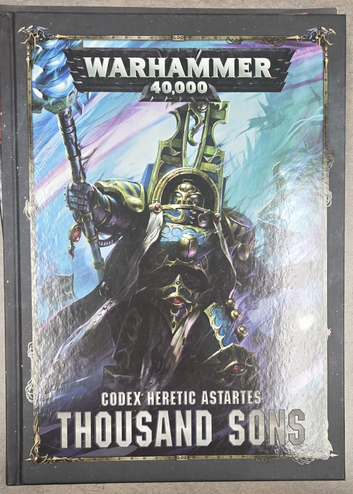 Games Workshop Warhammer 40K Thousand Sons codex and Datacards Expansion English