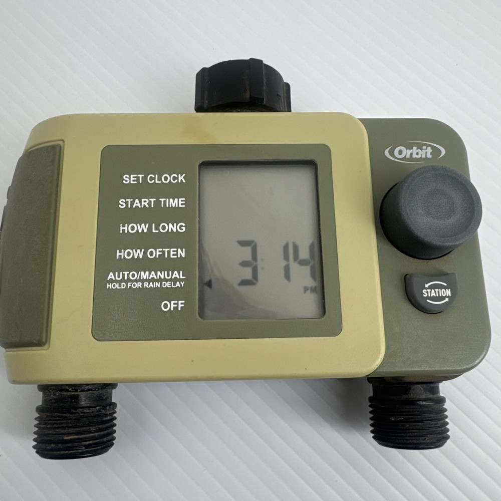 Orbit 2 Outlet Digital Hose Sprinkler Irrigation WateringTimer