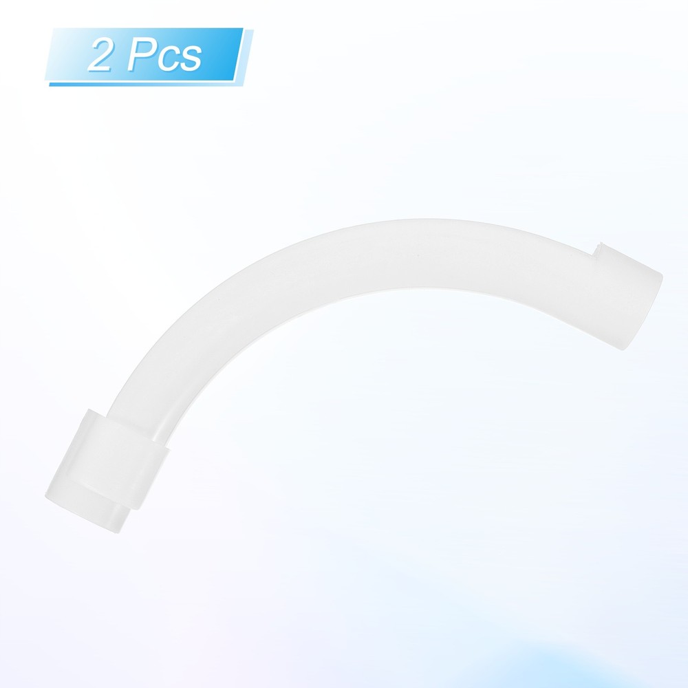 25mm PEX Tube Bend Support, 2Pcs PP Plastic Elbow Bend Support, White