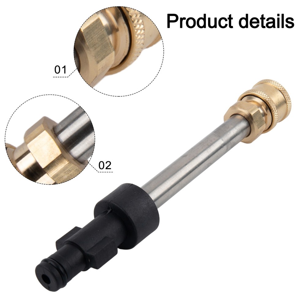Compact Design Pressure Washer Adapter Compatible with Various Nozzles