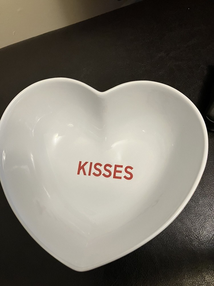Kisses Valentines Candy Dish