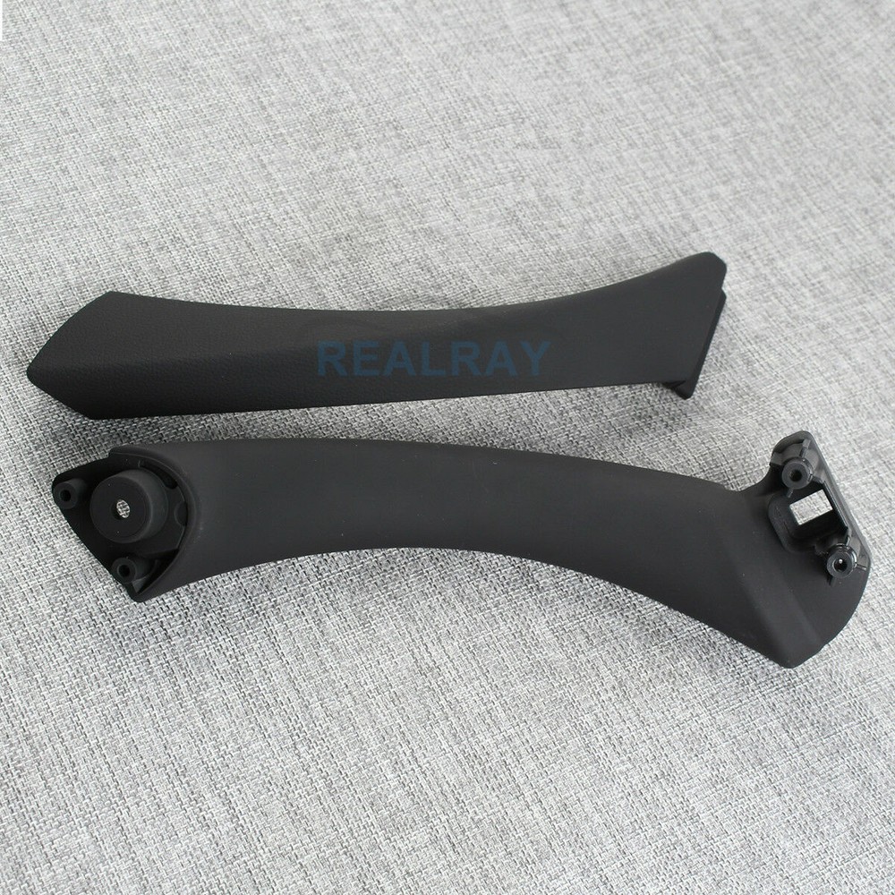 REAR Right Black INNER OUTER DOOR PANEL HANDLE PULL TRIM COVER FOR BMW E90 328i