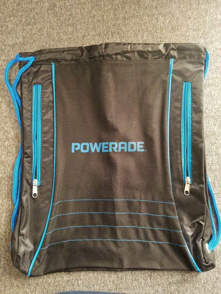 New Powerade Drawstring Bag Gym Sports Back Pack