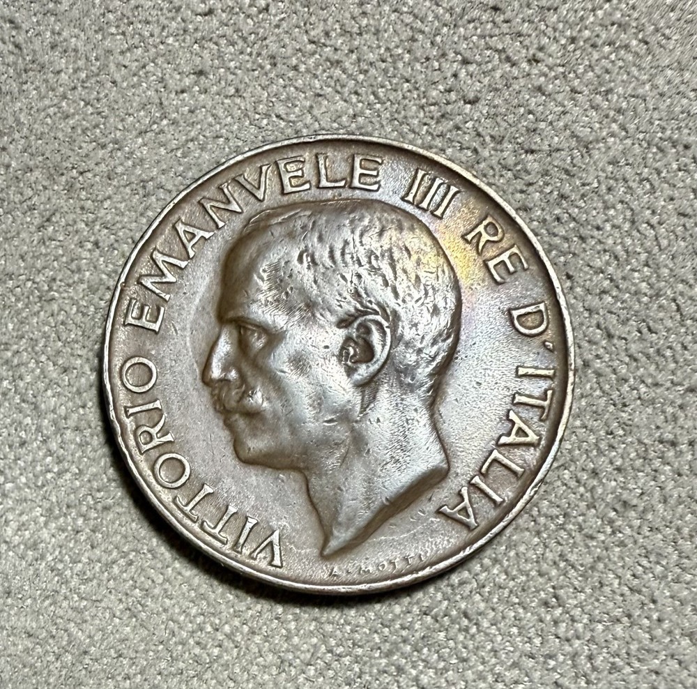 1921 R Italy 5 Centimes