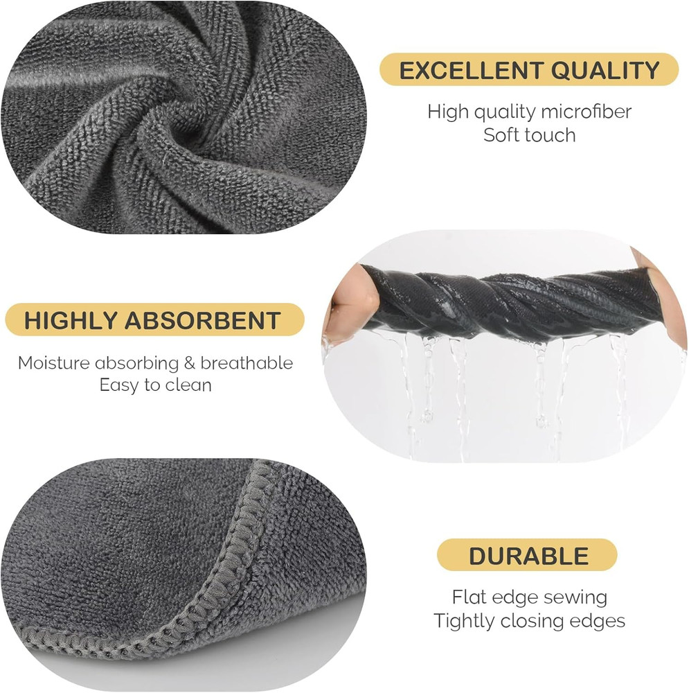 Microfiber Face Cradle Covers Large Size Soft and Reusable Non-Stick Massage ...