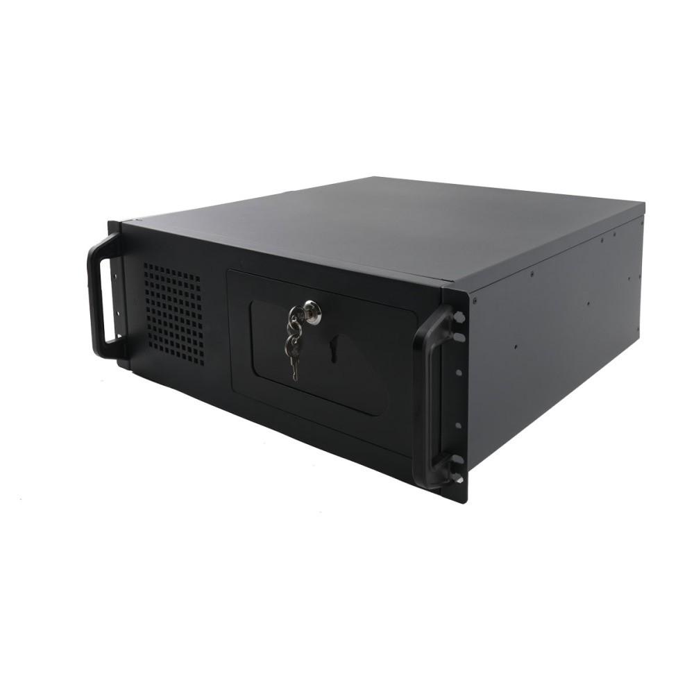 4U Server Case Rack Mount 4U Server Chassis Lockable Computer Cases for Home Lab