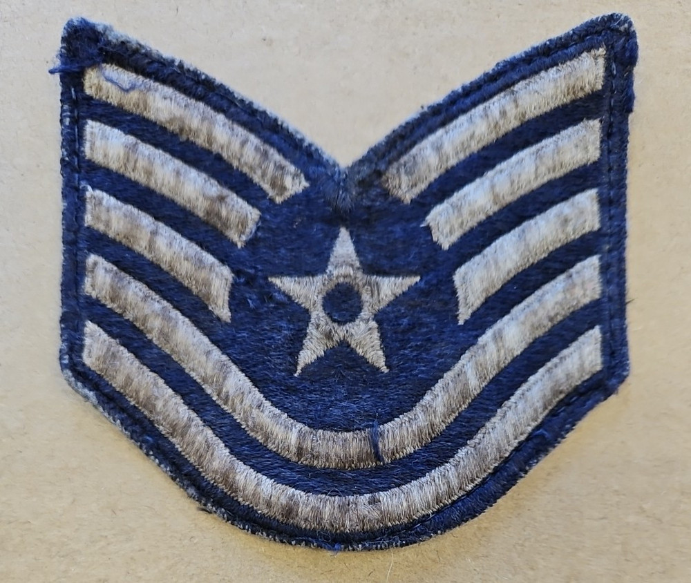 US Air Force Technical Sergeant Enlisted Rank Patch USAF INV15008