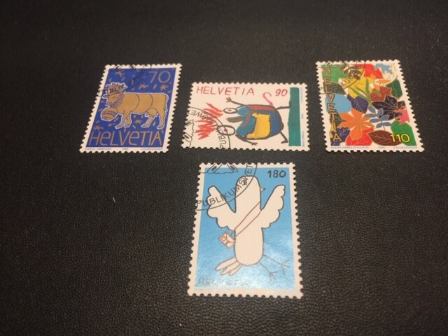 Switzerland 982-985 used