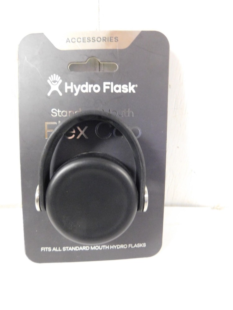 Hydro Flask Standard Mouth Flex Cap Replacement Accessory NEW Black