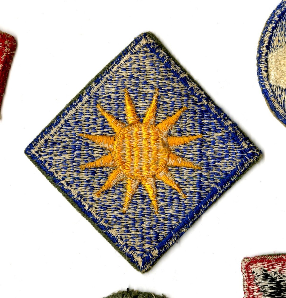 40th Infantry Division White Back Patch WWII Original Philippines