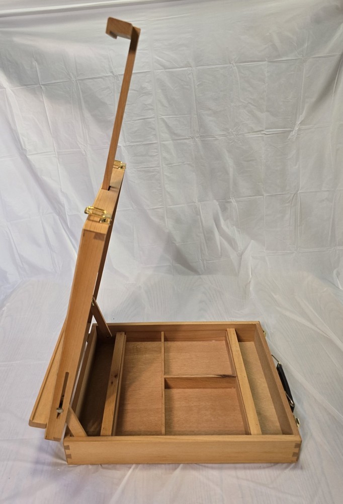 Master’s Touch Beechwood Box Table Easel with Storage Drawer w/ box-Item #656132