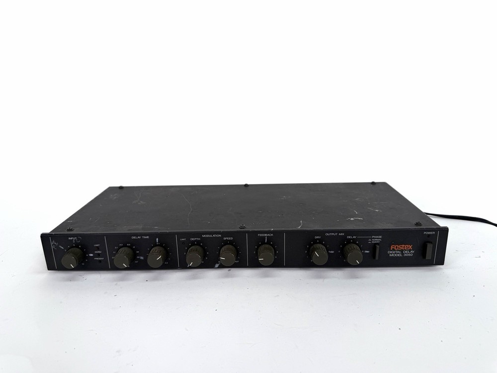 Fostex 3050, Digital Delay, Vintage Rack