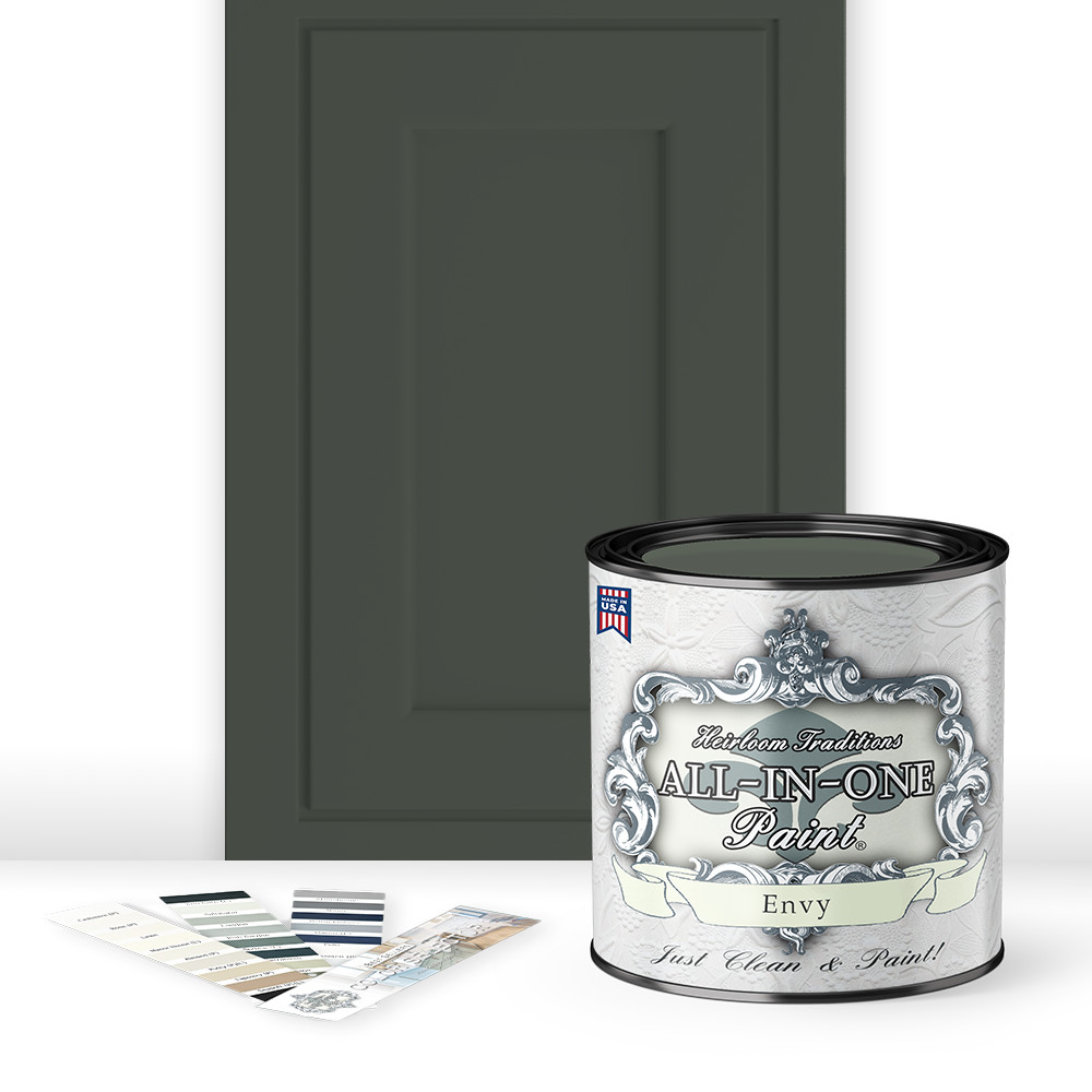ALL-IN-ONE Paint 2 Quart Cabinet Paint Bundle - Envy