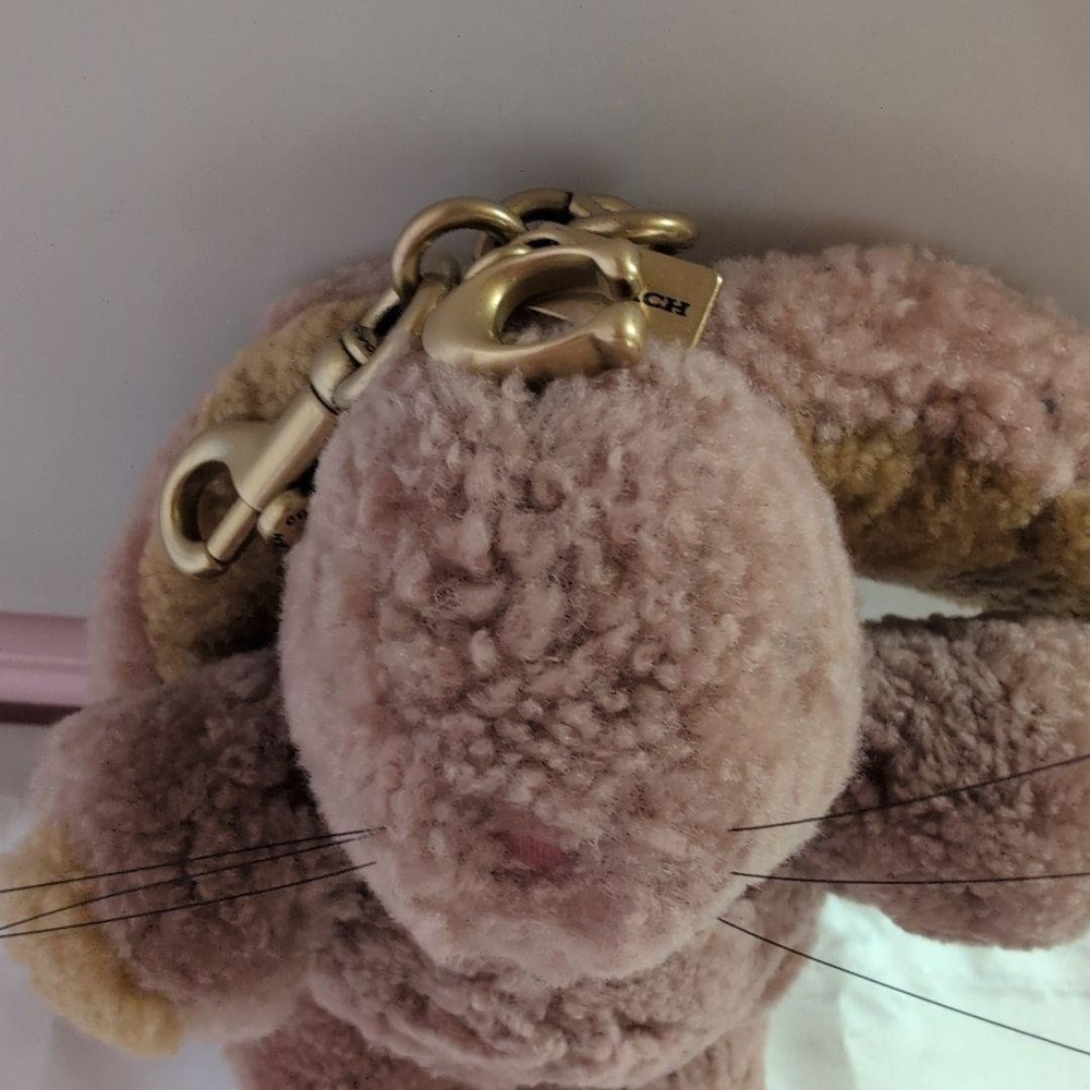 Coach Rabbit Plush Charm