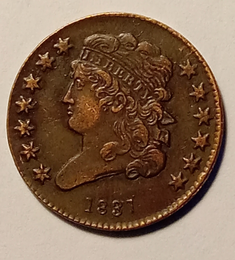 1831 Classic Head Half Cent Coin Modern Restrike