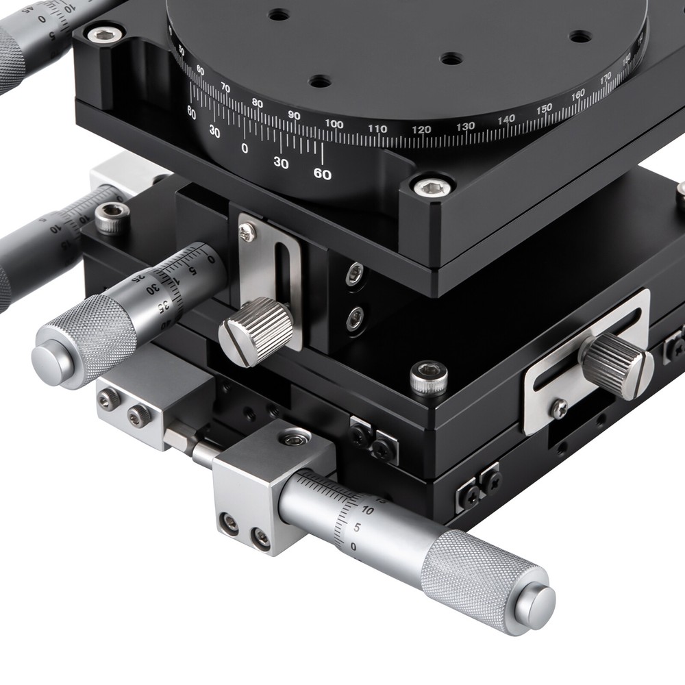 XYZR 4Axis Positioning Worktable Workbench Manual Linear Stage For Laser Engrave