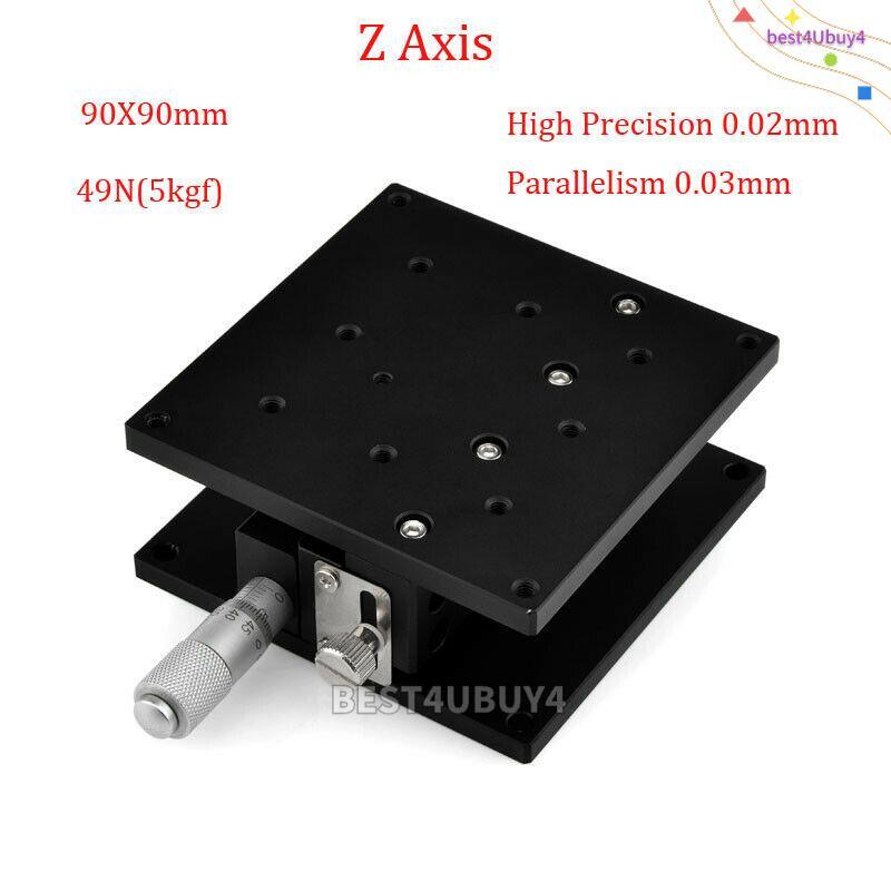 Z Axis Trimming Platform Manual Displacement Precision Linear Stage Table 10mm