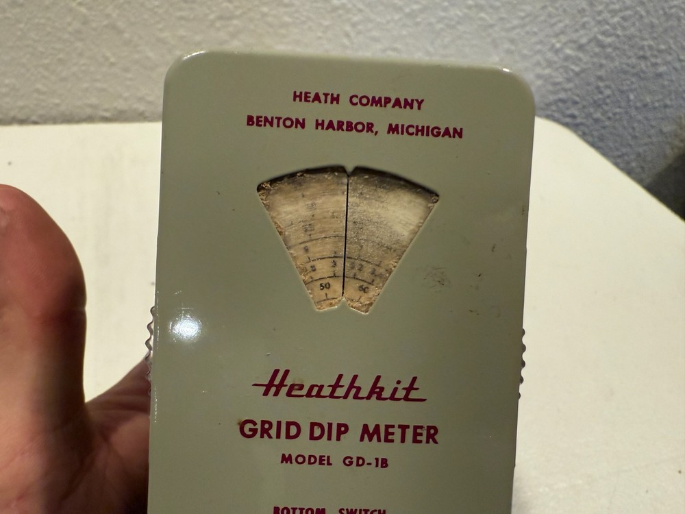 vintage HEATHKIT MODEL GD-1B GRID DIP METER