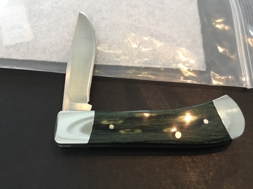 Custom Don Morrow Single Blade Trapper Slipjoint Folder Folding Knife