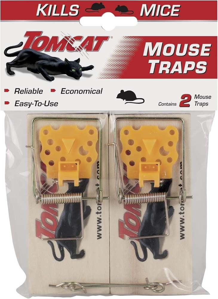 User-Friendly Wooden Mouse Traps - 2 Traps for Efficient Rodent Control