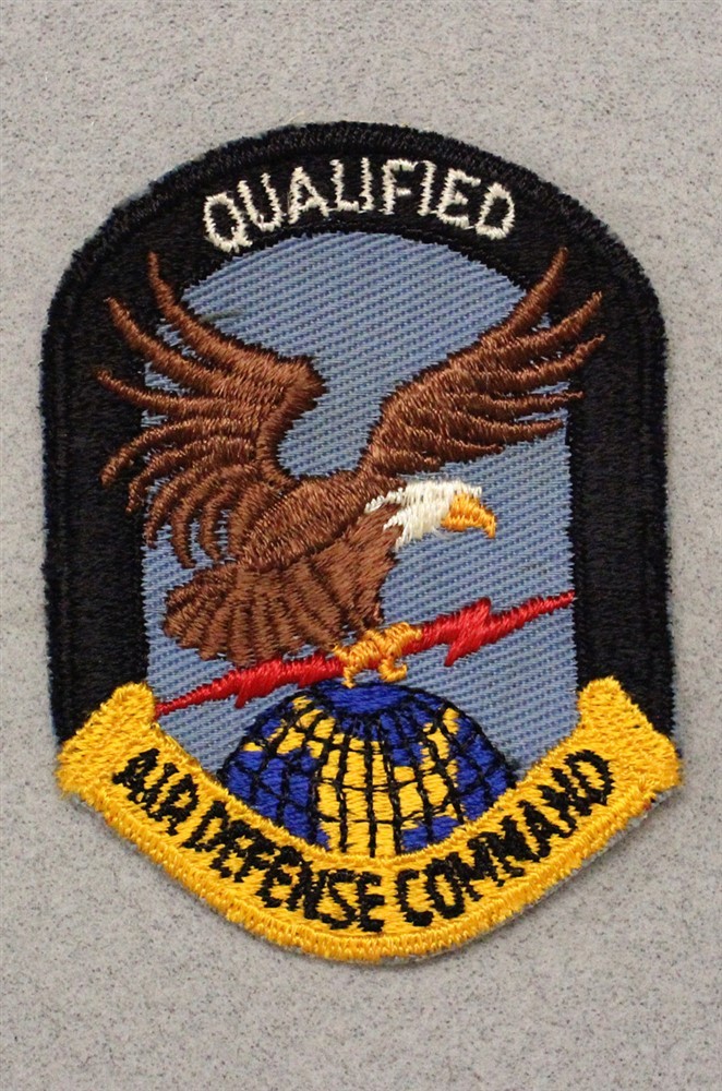 USAF Air Force Patch 267: Air Defense Command "QUALIFIED"