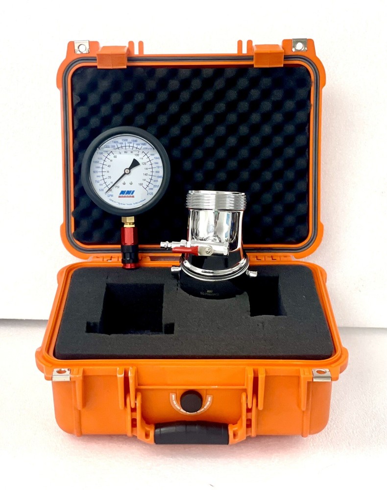 2-1/2" NST Hydrant Flow 30* Elbow Diffuser 160Psi /2120GPM Line Gauge with Case