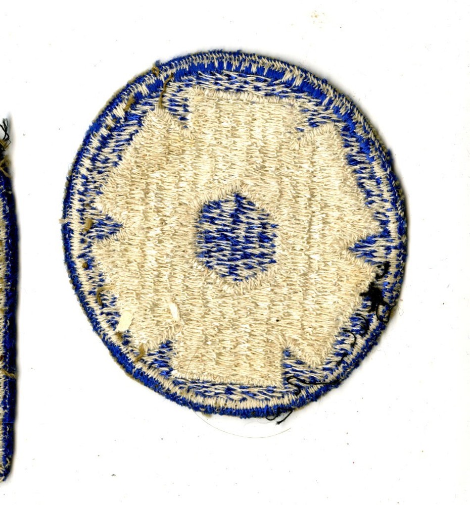 6th Service Command White Back Patch WWII Vintage Midwest Illinois Wisconsin