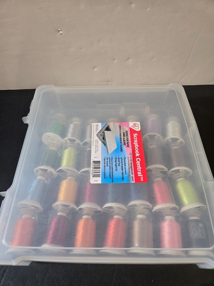 Hemingworth Machine Embroidery Thread Lot/ 28 Spools 1000m 40w