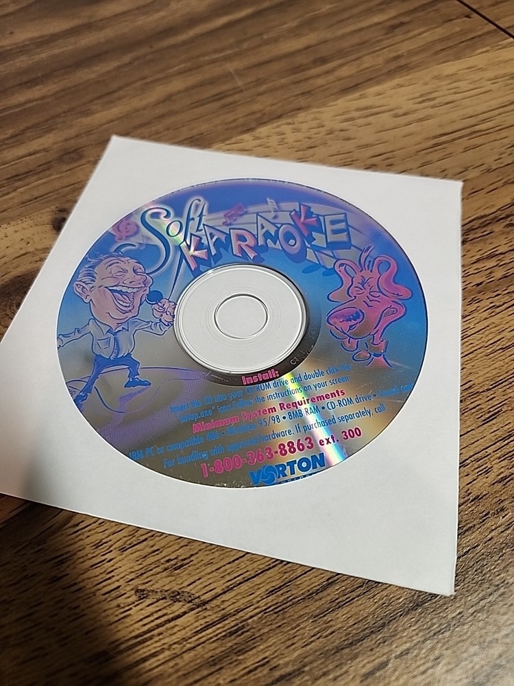 Vtg Vorton Soft Karaoke Cd Rom