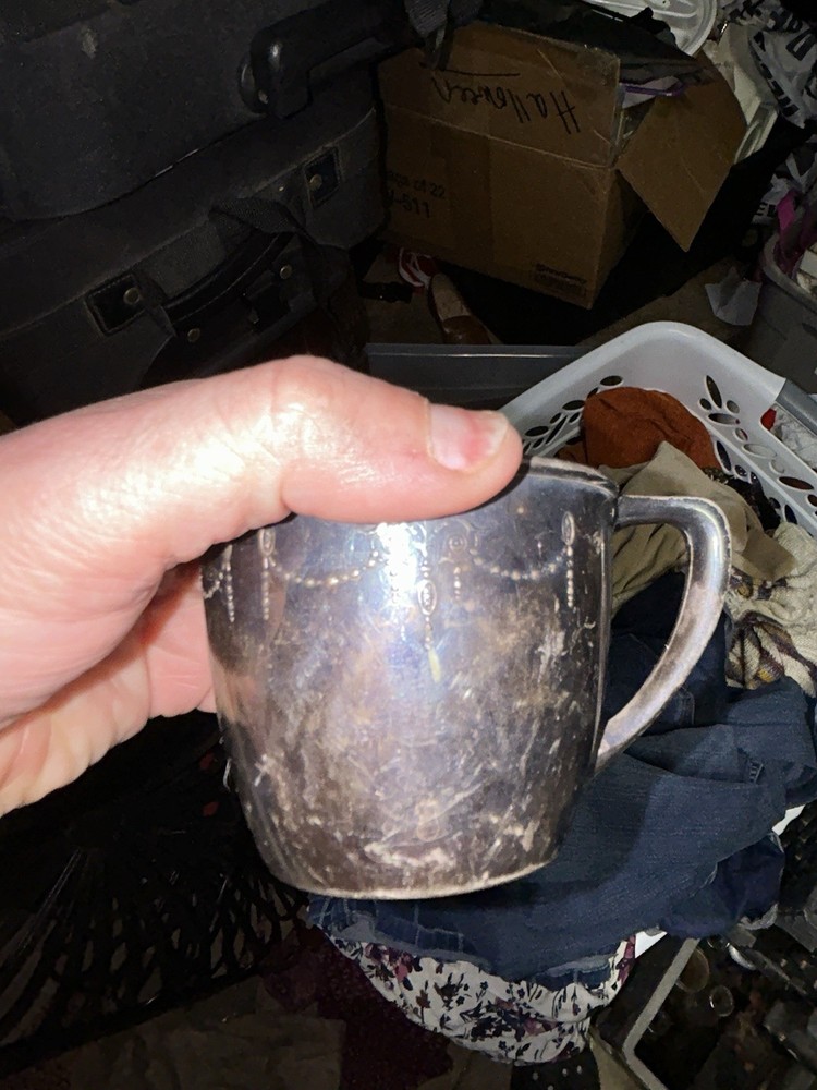Antique Silver plated cup