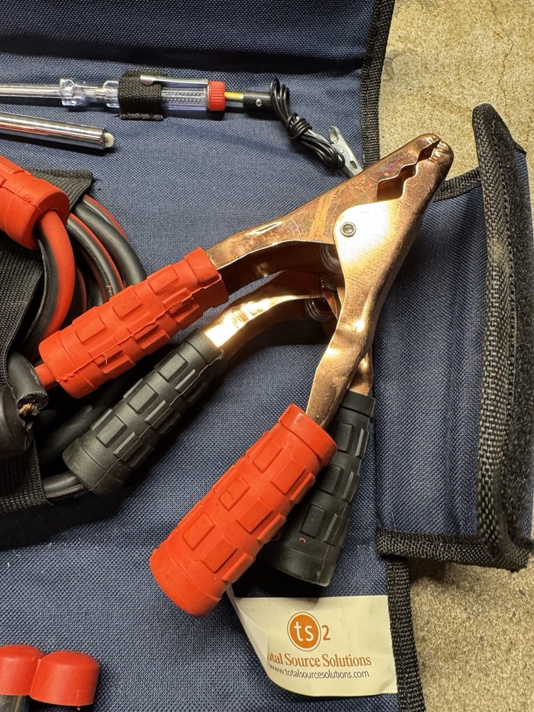 TotalSourceSolutions Roadside Emergency Vehicle Kit Jumper Cables Kit