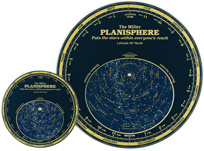 Miller Planisphere 30N/10.5 Star Chart | Interactive Night Sky Guide for