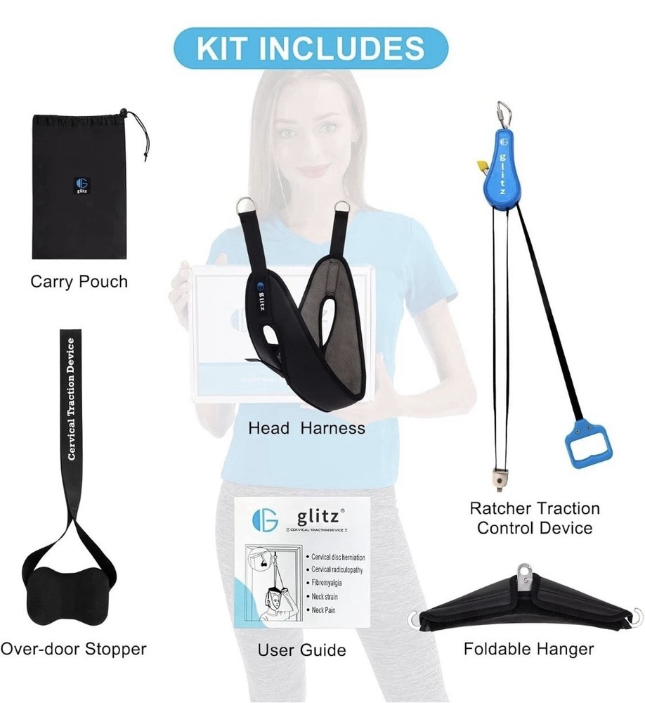 Glitz Cervical Traction Device New Open Box
