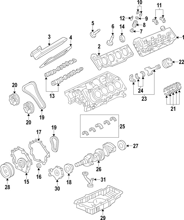 Genuine GM Valve Spring Cap 12580385