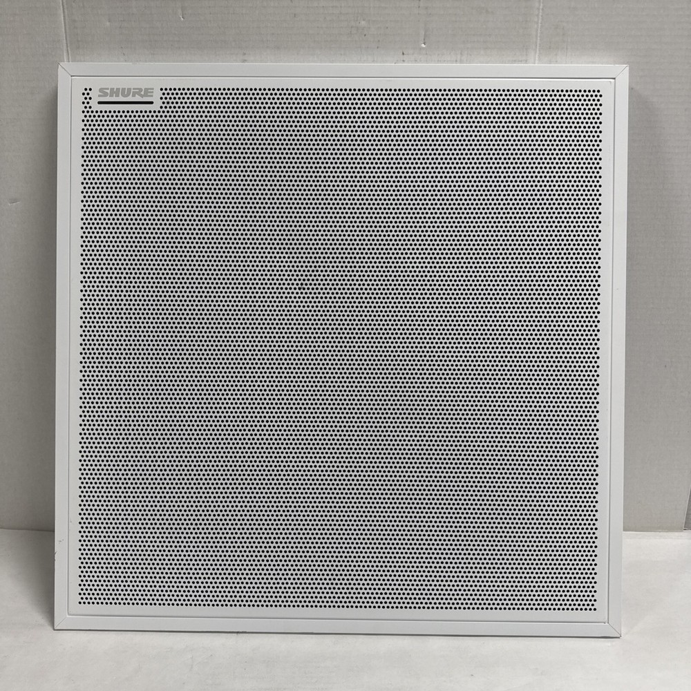 SHURE MXA910W MICROFLEX CEILING ARRAY MICROPHONE 24 INCH SPEAKERS SEE PHOTOS