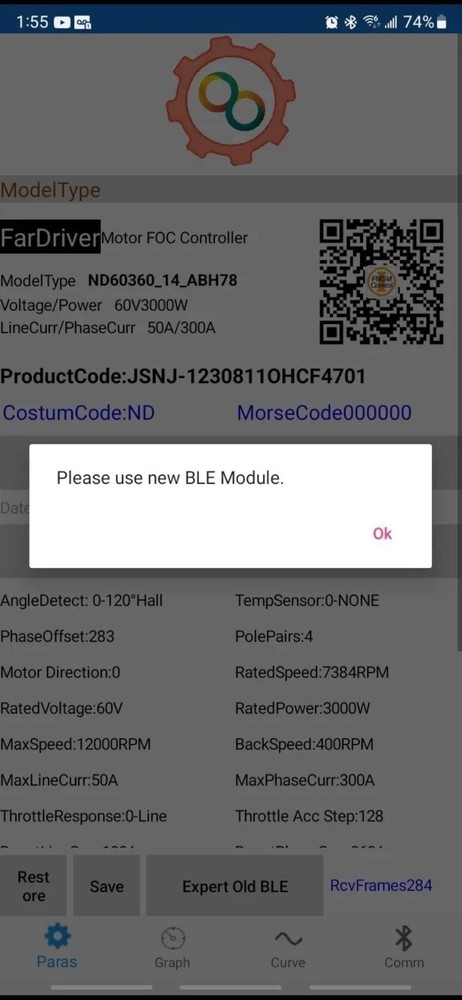 FarDriver Bluetooth Adapter / Dongle For Tuning FD Controllers (ESC)