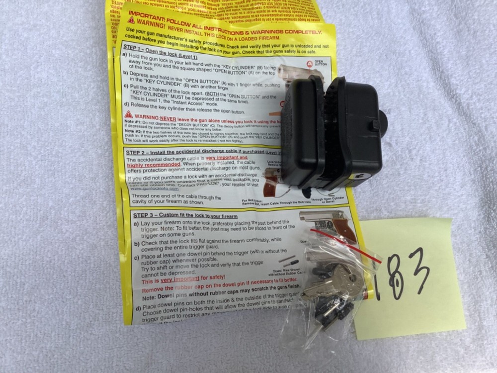 Gunlok Firearm Trigger Lock