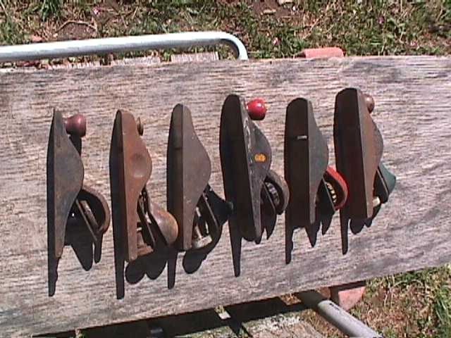 RUSTY WOOD BLOCK PLANE PARTS