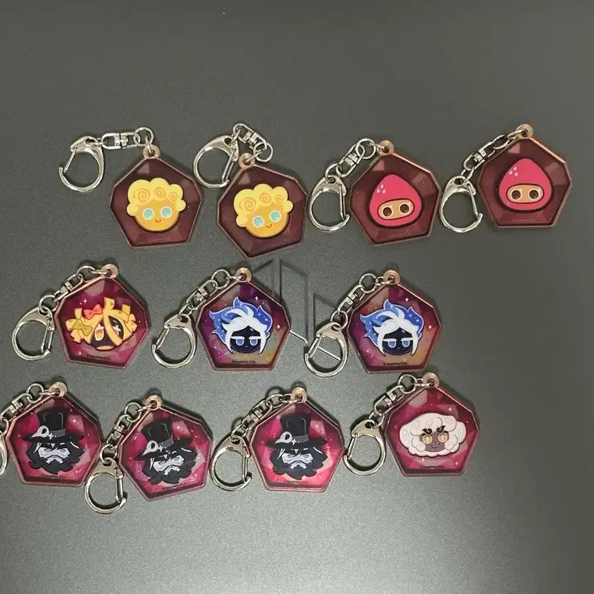Cookie Run Kingdom 5th Anniversary Keyring - Bundle Sale