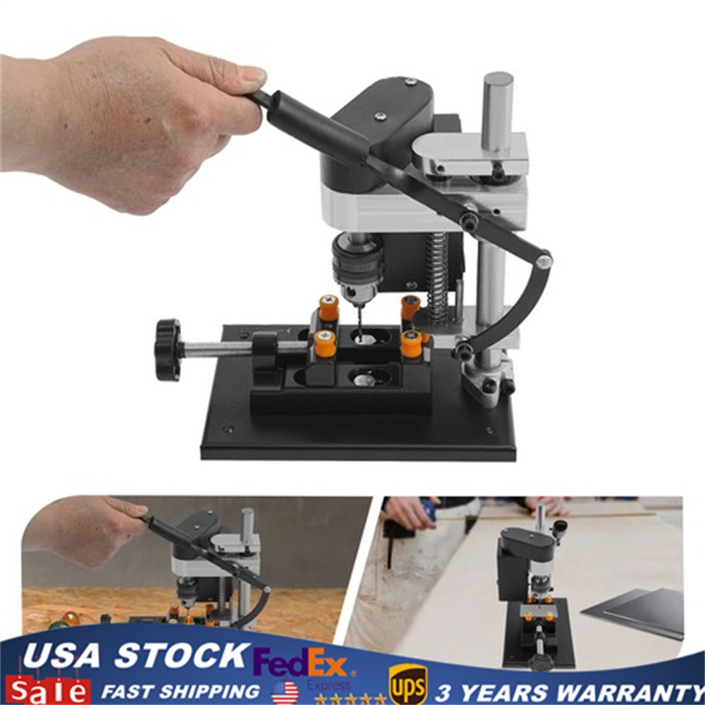 Power Bench Drill, Mini Drill Press, Adjustable Speed Electric Drilling Machine