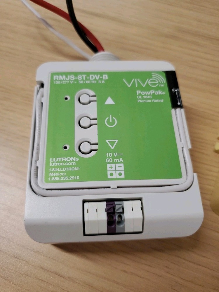 Lutron RMJS-8T-DV-B PowPak Dimming Module