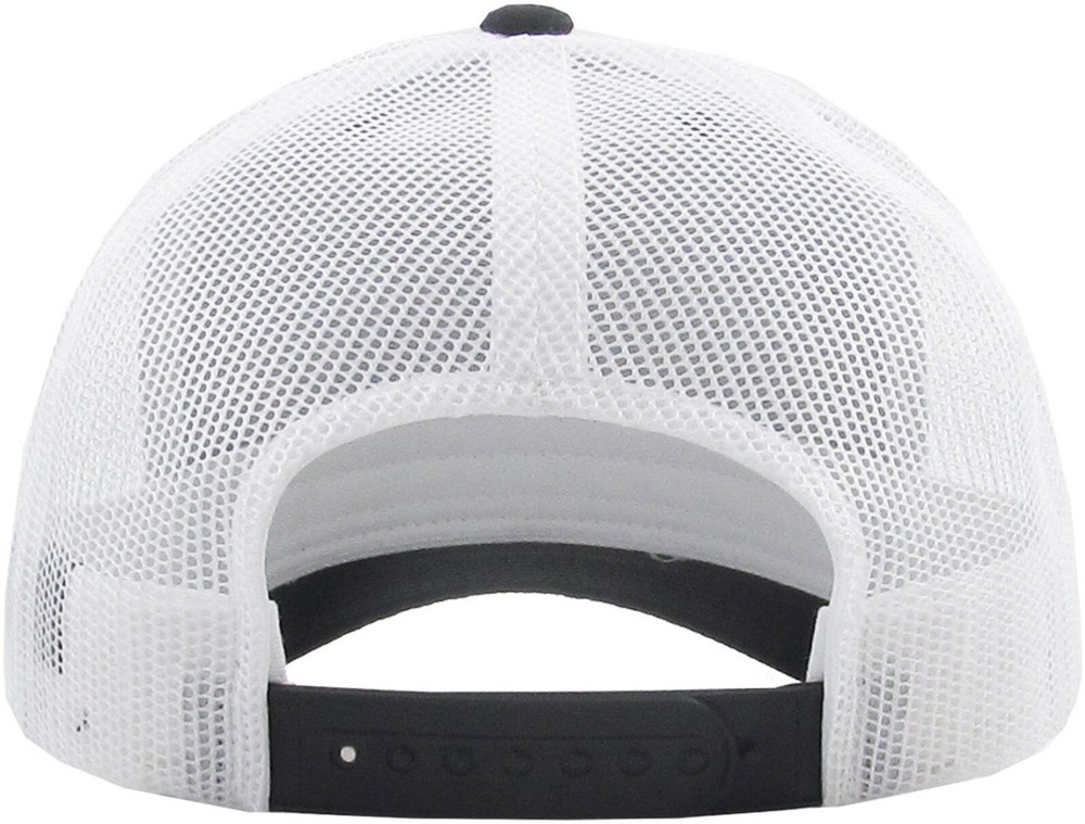 Texas State Flag Patch Olive Green Trucker Mesh Snapback Black/White