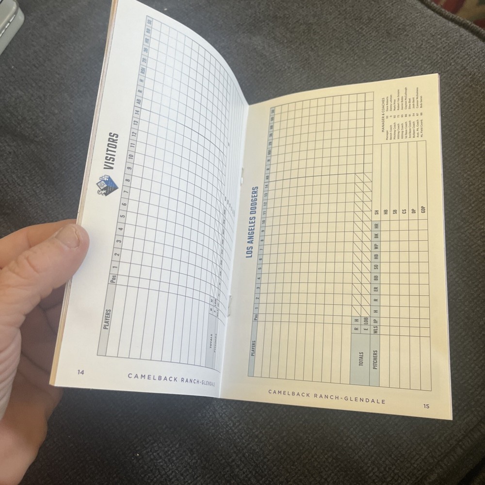 2024 Official Dodgers Spring Training Program With Shohei Ohtani On Cover