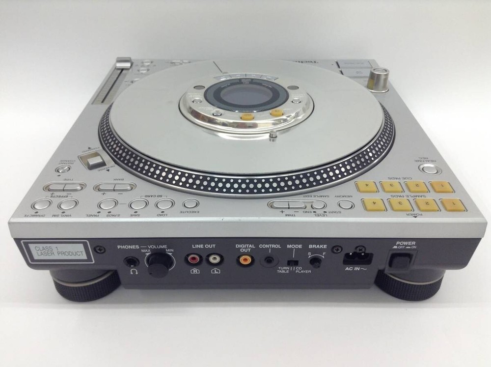 Technics SL-DZ1200 Digital Turntable Silver Direct Drive DJ CDJ
