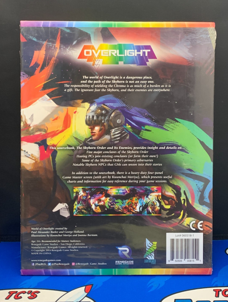 Overlight: Skyborn Order - Source Book + Game Master Screen - Renegade Games