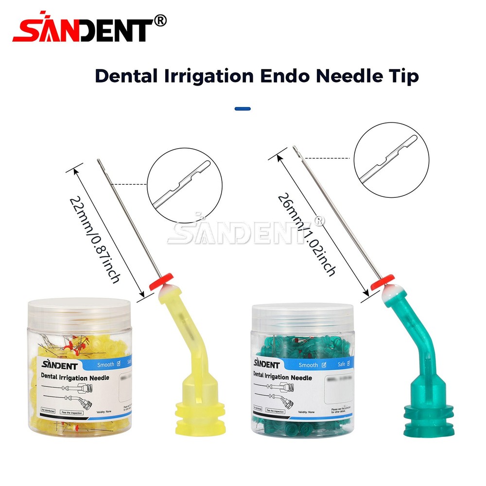 Dental Endodontic Endo Irrigation Needle Tip Disposable Root Canal Syringe Tips